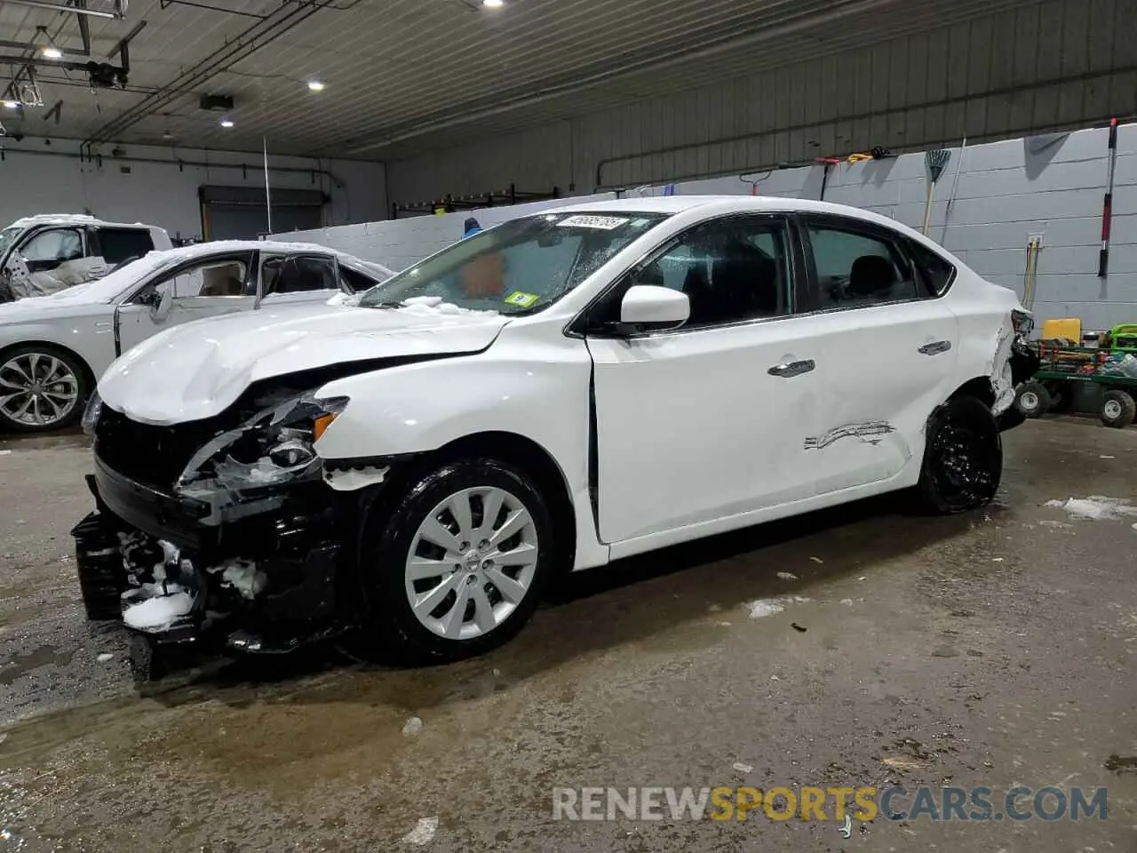 1 Photograph of a damaged car 3N1AB7AP8KY205936 NISSAN SENTRA 2019