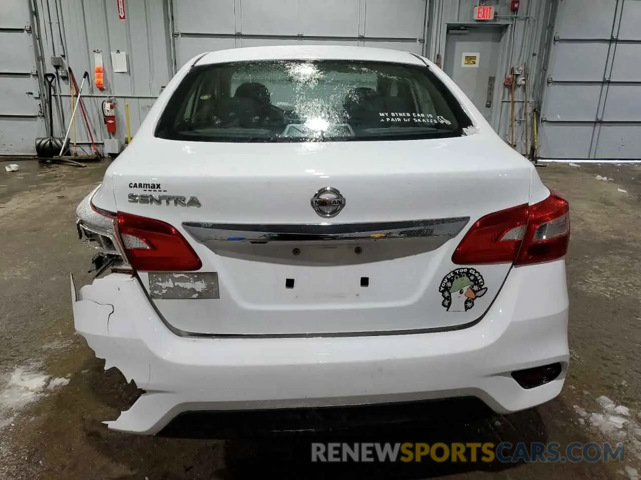 6 Photograph of a damaged car 3N1AB7AP8KY205936 NISSAN SENTRA 2019