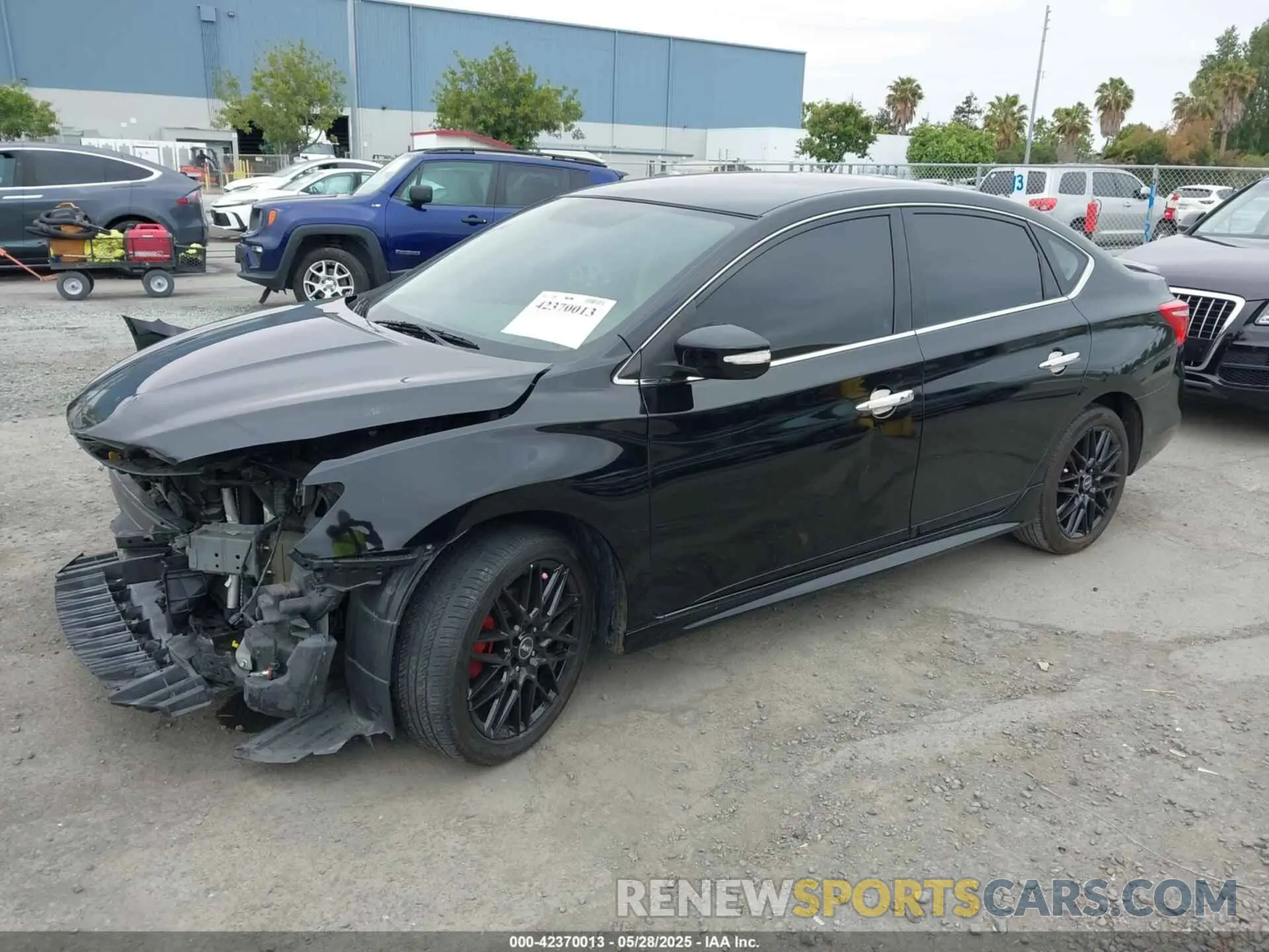 2 Photograph of a damaged car 3N1AB7AP8KY207847 NISSAN SENTRA 2019