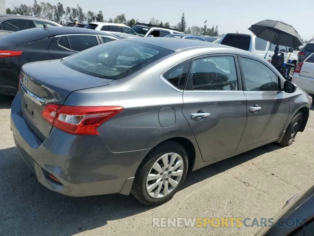 3 Photograph of a damaged car 3N1AB7AP8KY208920 NISSAN SENTRA 2019