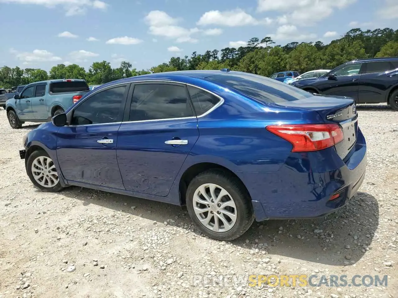 2 Photograph of a damaged car 3N1AB7AP8KY214572 NISSAN SENTRA 2019