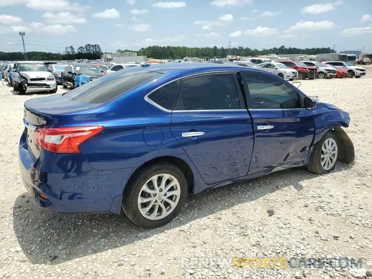 3 Photograph of a damaged car 3N1AB7AP8KY214572 NISSAN SENTRA 2019
