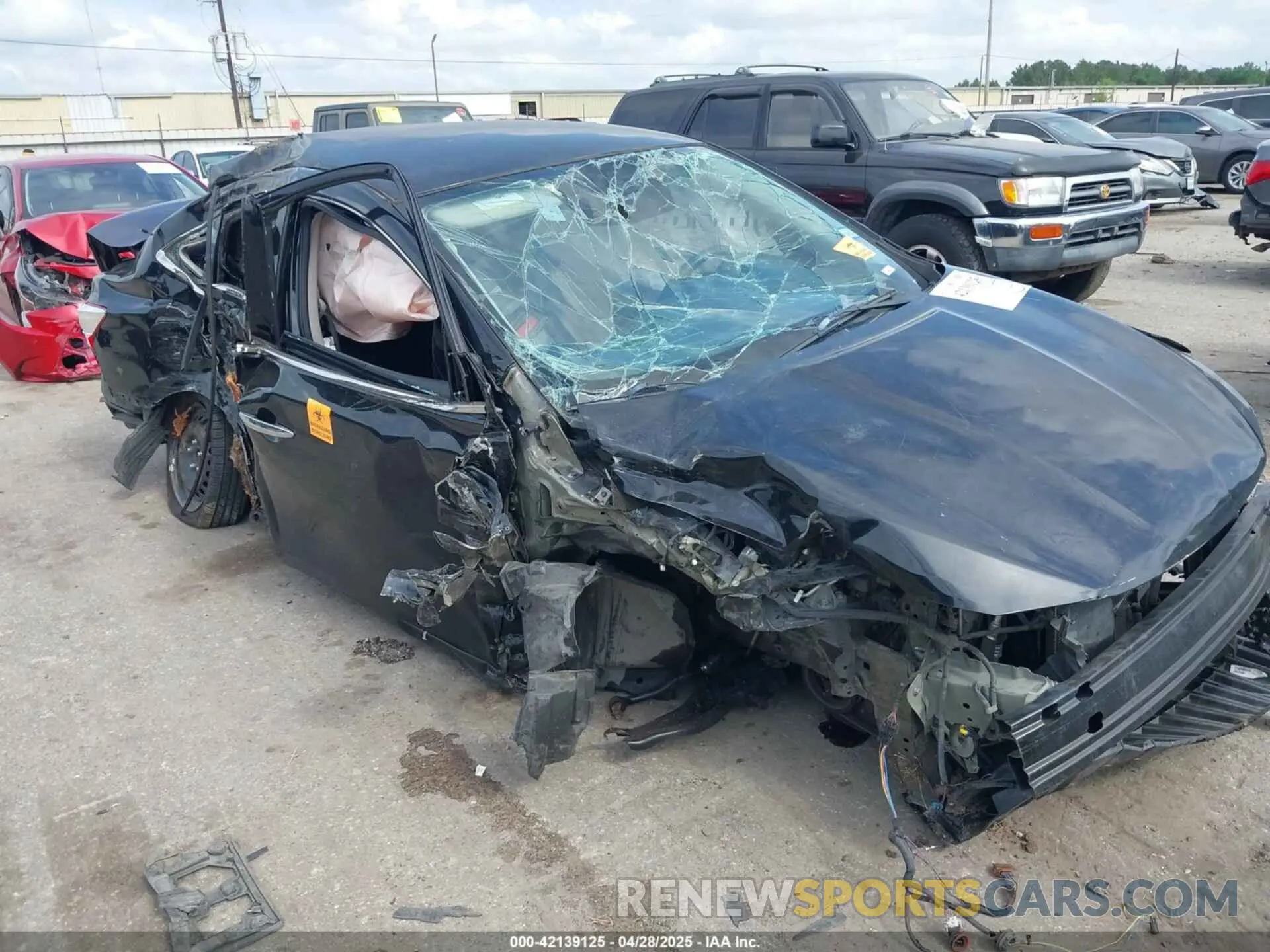 1 Photograph of a damaged car 3N1AB7AP8KY220999 NISSAN SENTRA 2019