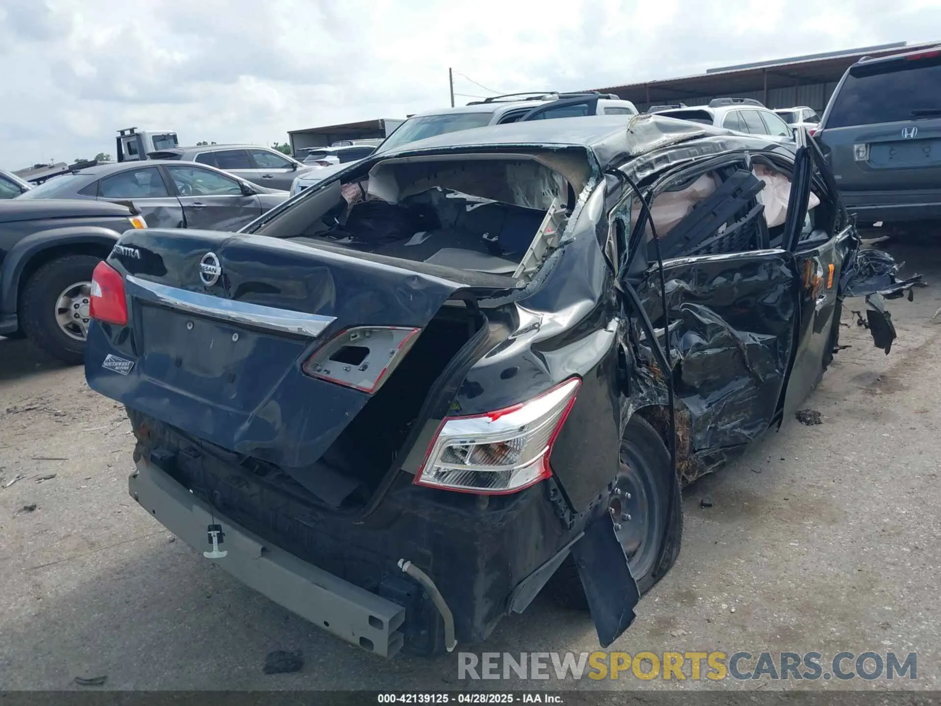 4 Photograph of a damaged car 3N1AB7AP8KY220999 NISSAN SENTRA 2019