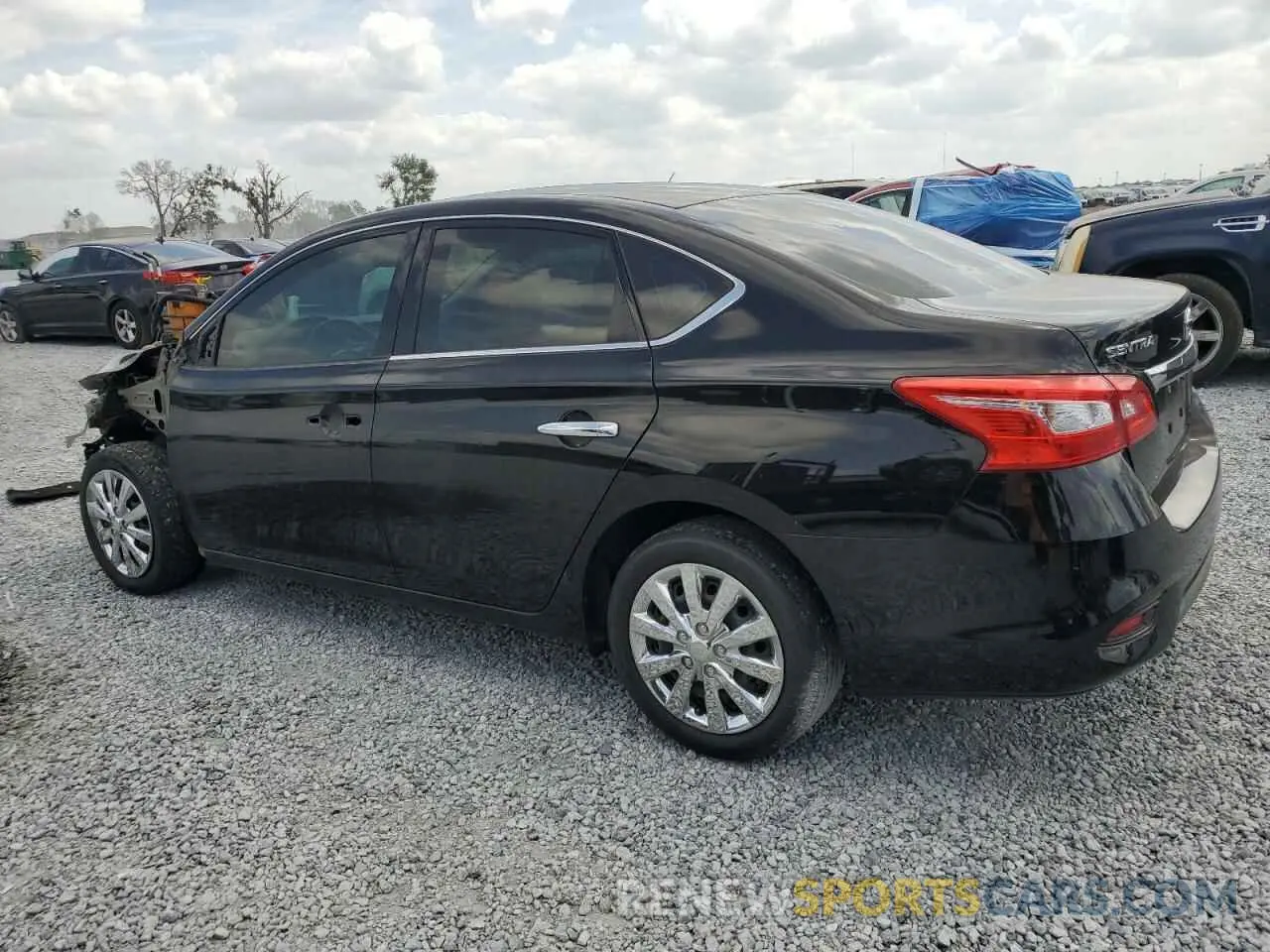 2 Photograph of a damaged car 3N1AB7AP8KY231324 NISSAN SENTRA 2019