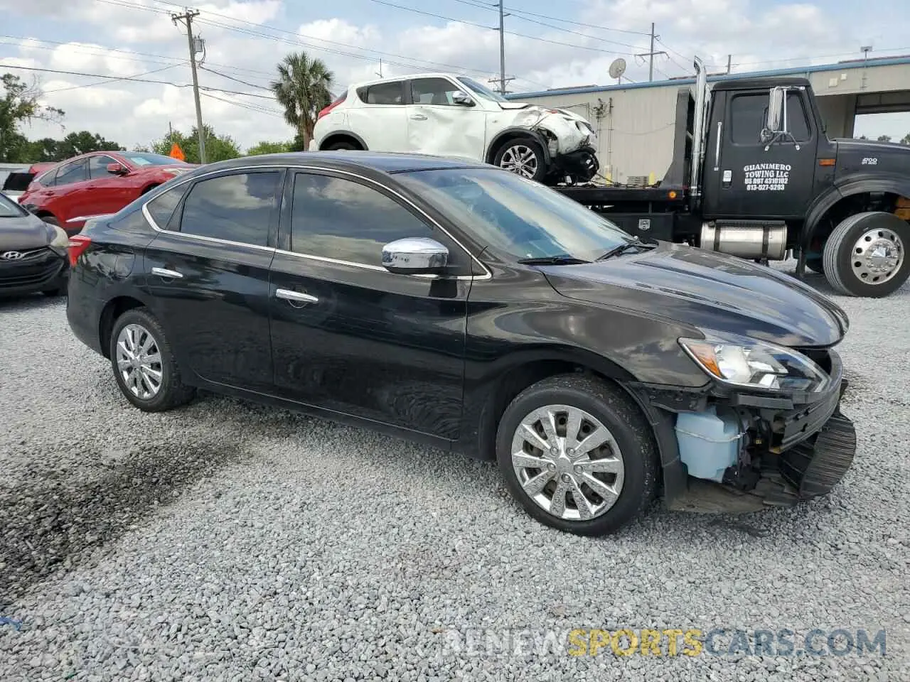 4 Photograph of a damaged car 3N1AB7AP8KY231324 NISSAN SENTRA 2019