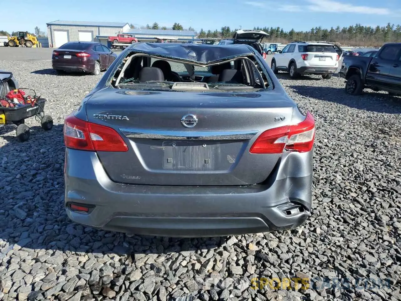 6 Photograph of a damaged car 3N1AB7AP8KY239469 NISSAN SENTRA 2019