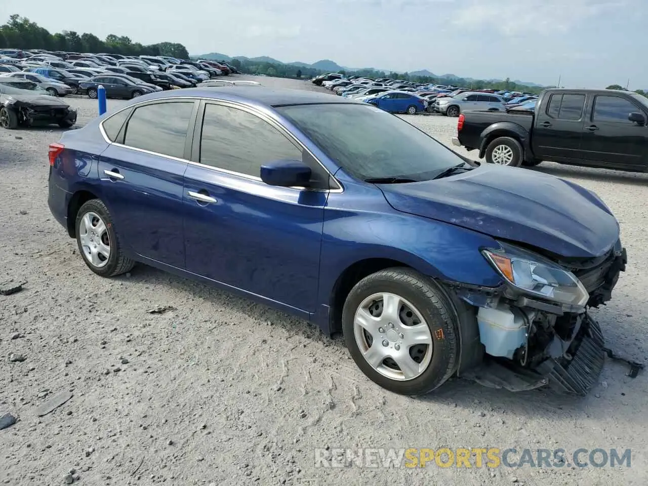 4 Photograph of a damaged car 3N1AB7AP8KY249810 NISSAN SENTRA 2019