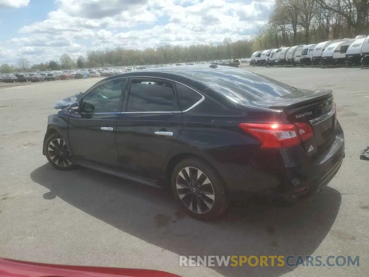 2 Photograph of a damaged car 3N1AB7AP8KY255591 NISSAN SENTRA 2019