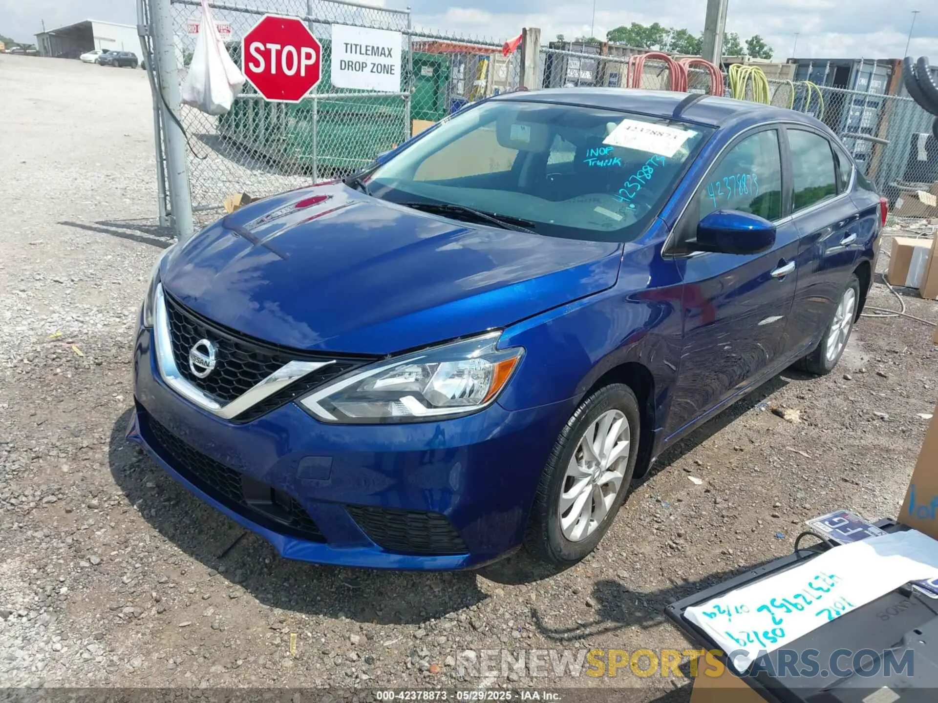 2 Photograph of a damaged car 3N1AB7AP8KY256966 NISSAN SENTRA 2019