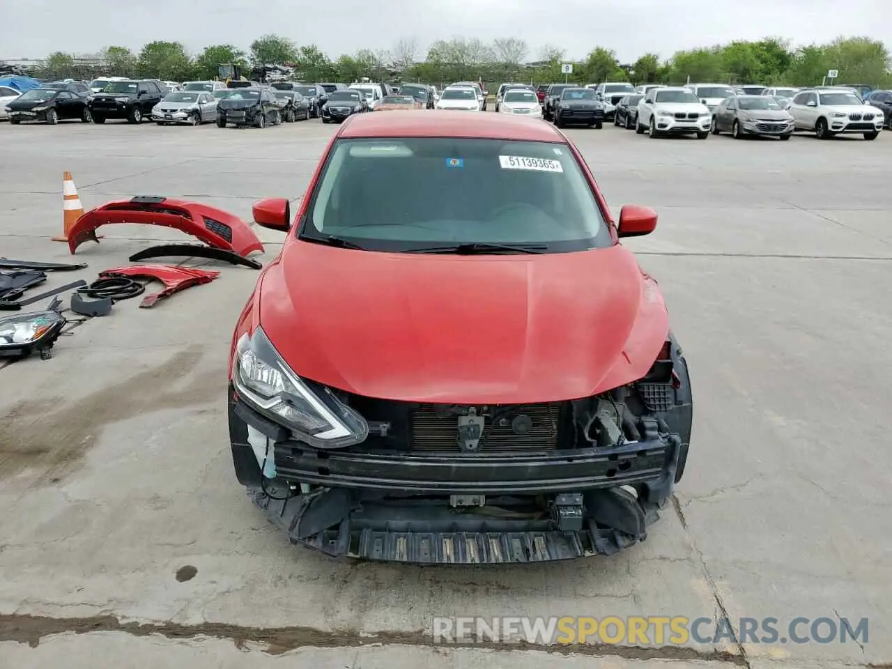 5 Photograph of a damaged car 3N1AB7AP8KY269751 NISSAN SENTRA 2019