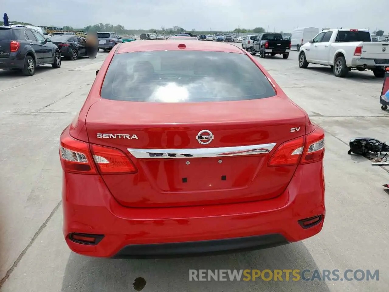 6 Photograph of a damaged car 3N1AB7AP8KY269751 NISSAN SENTRA 2019