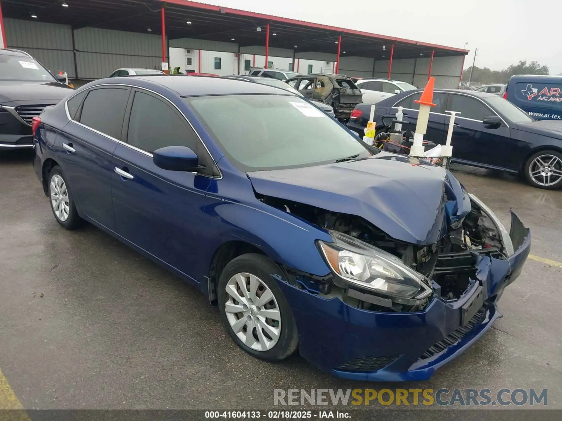 1 Photograph of a damaged car 3N1AB7AP8KY274206 NISSAN SENTRA 2019