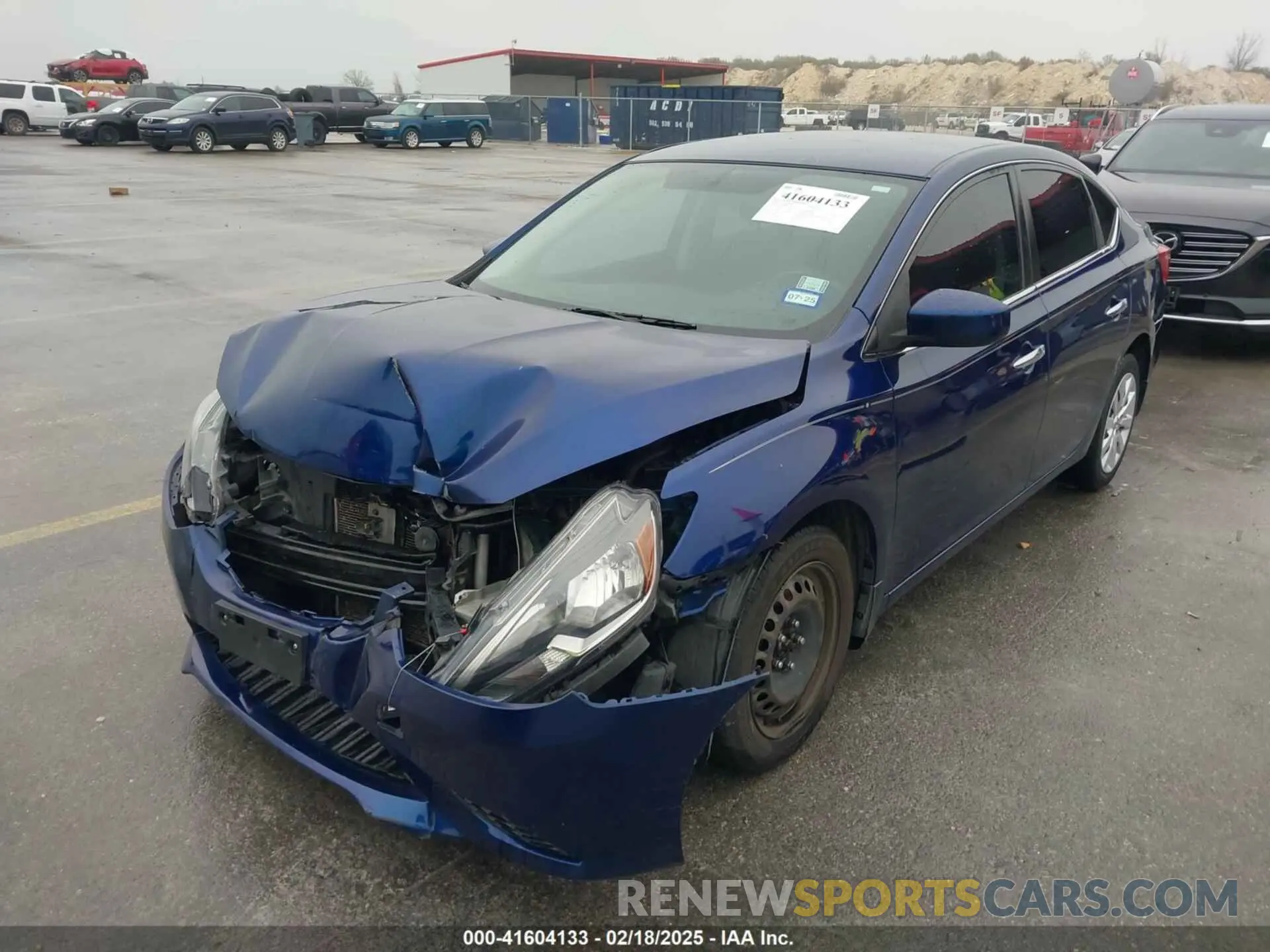 2 Photograph of a damaged car 3N1AB7AP8KY274206 NISSAN SENTRA 2019
