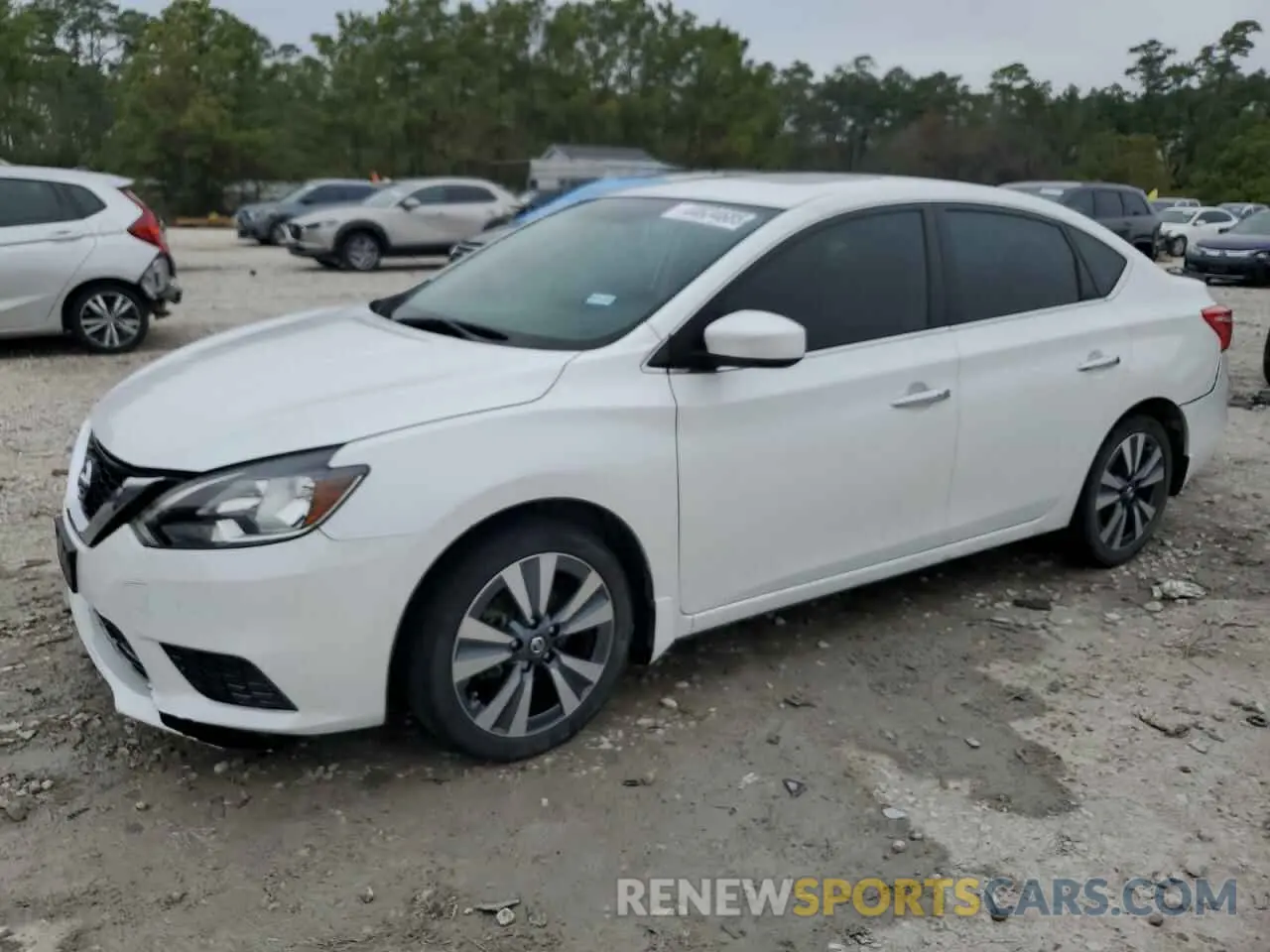 1 Photograph of a damaged car 3N1AB7AP8KY276344 NISSAN SENTRA 2019