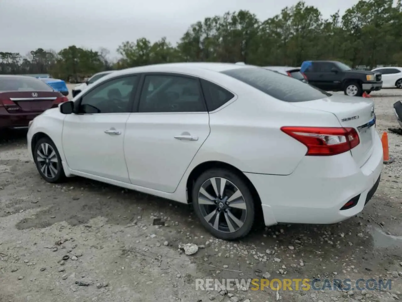2 Photograph of a damaged car 3N1AB7AP8KY276344 NISSAN SENTRA 2019