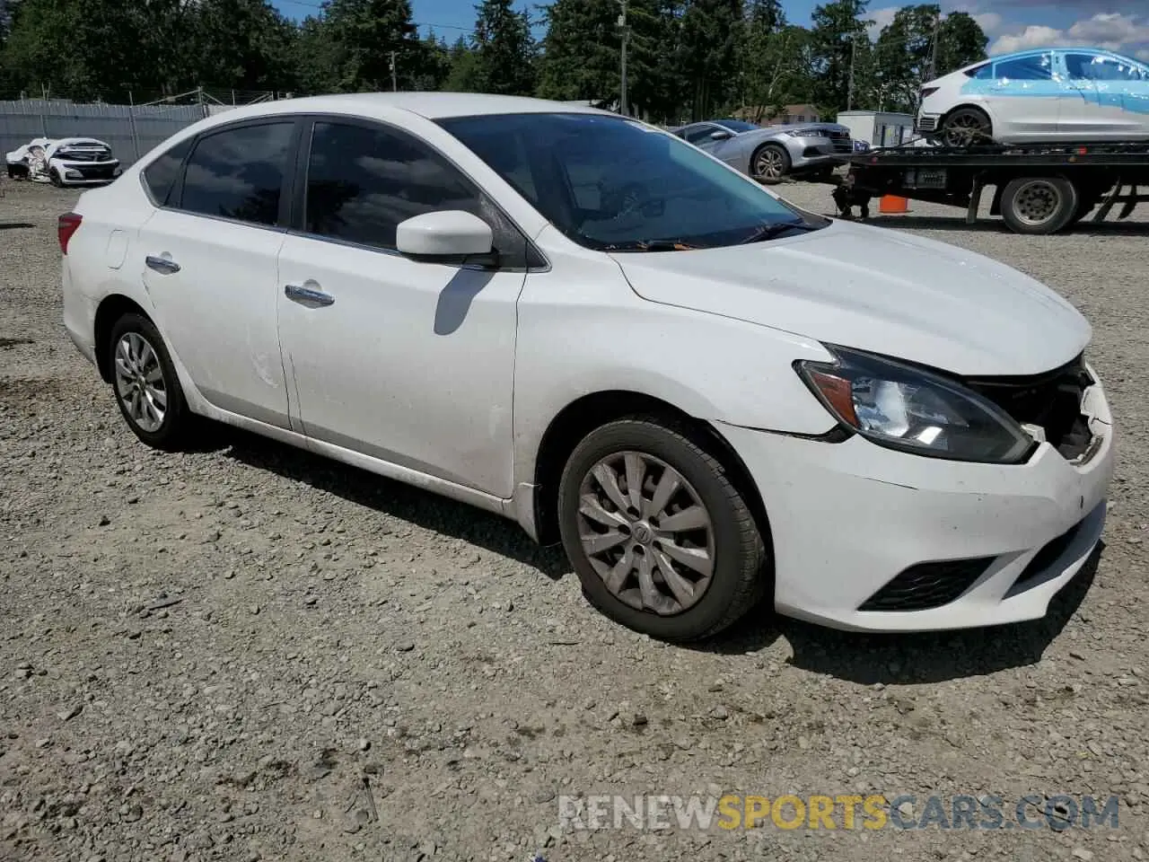 4 Photograph of a damaged car 3N1AB7AP8KY280314 NISSAN SENTRA 2019