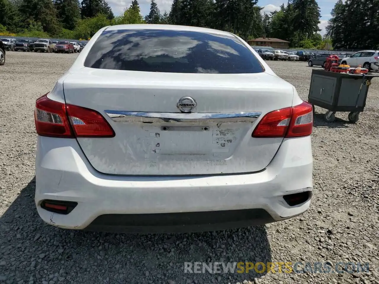 6 Photograph of a damaged car 3N1AB7AP8KY280314 NISSAN SENTRA 2019