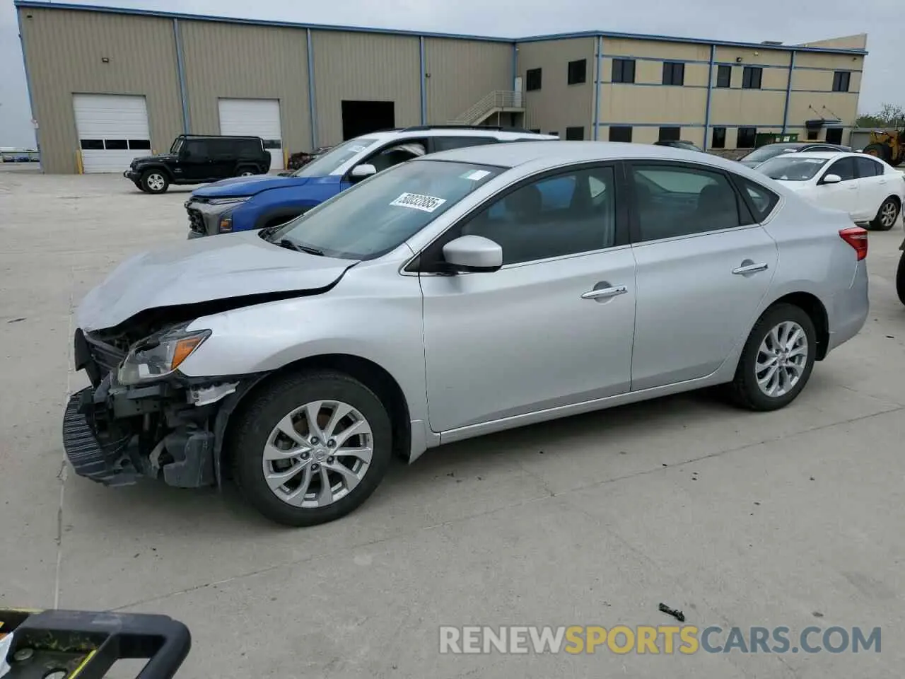 1 Photograph of a damaged car 3N1AB7AP8KY281270 NISSAN SENTRA 2019