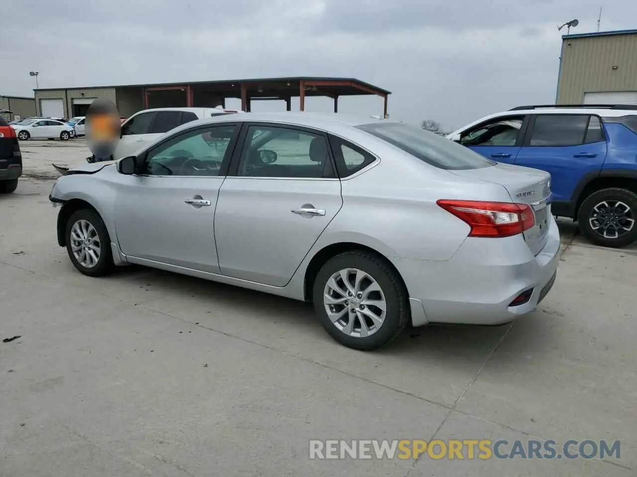 2 Photograph of a damaged car 3N1AB7AP8KY281270 NISSAN SENTRA 2019