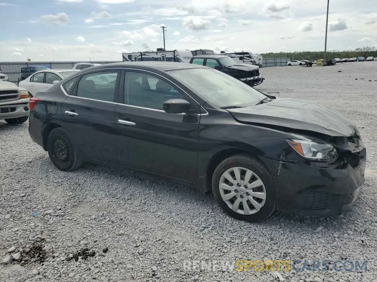 4 Photograph of a damaged car 3N1AB7AP8KY289837 NISSAN SENTRA 2019
