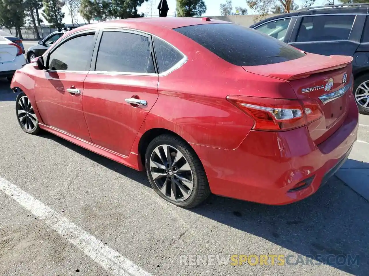 2 Photograph of a damaged car 3N1AB7AP8KY293046 NISSAN SENTRA 2019