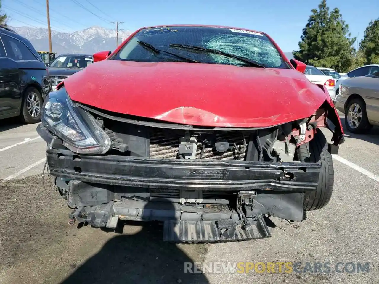 5 Photograph of a damaged car 3N1AB7AP8KY293046 NISSAN SENTRA 2019