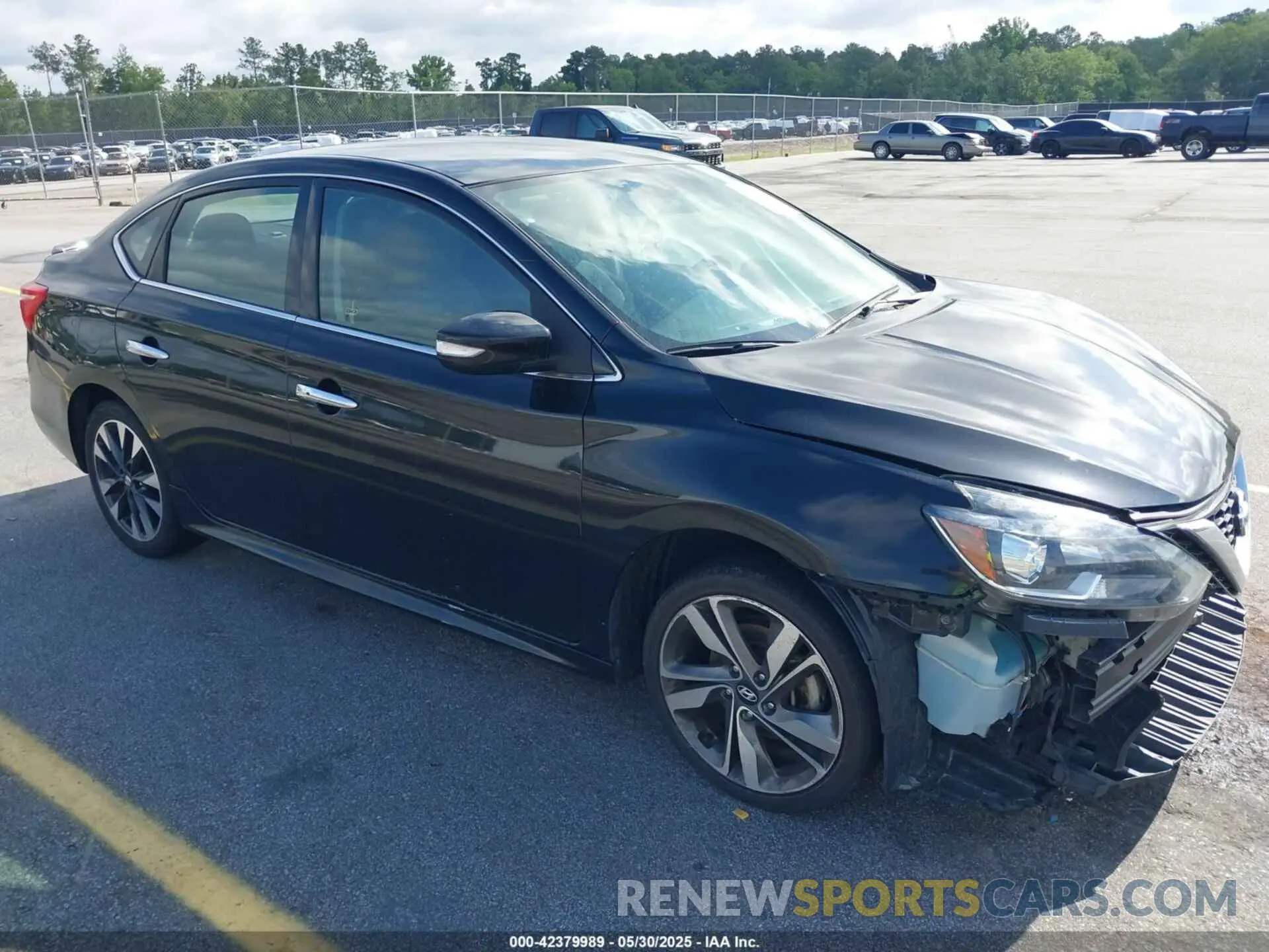 1 Photograph of a damaged car 3N1AB7AP8KY295525 NISSAN SENTRA 2019