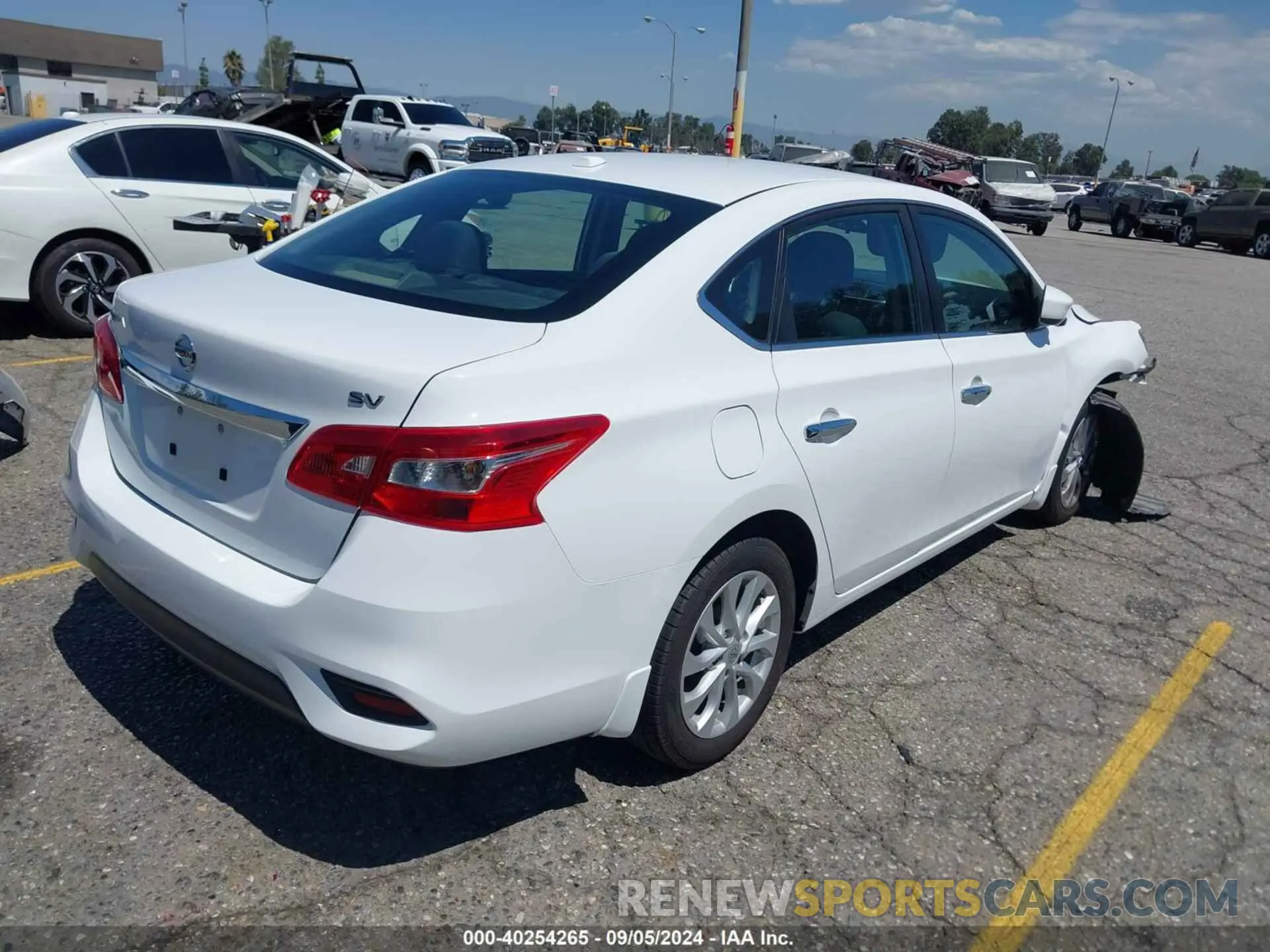 4 Photograph of a damaged car 3N1AB7AP8KY296528 NISSAN SENTRA 2019