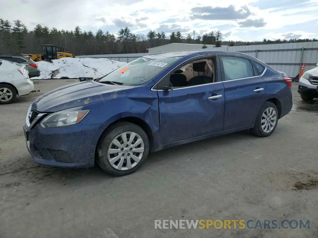 1 Photograph of a damaged car 3N1AB7AP8KY297369 NISSAN SENTRA 2019