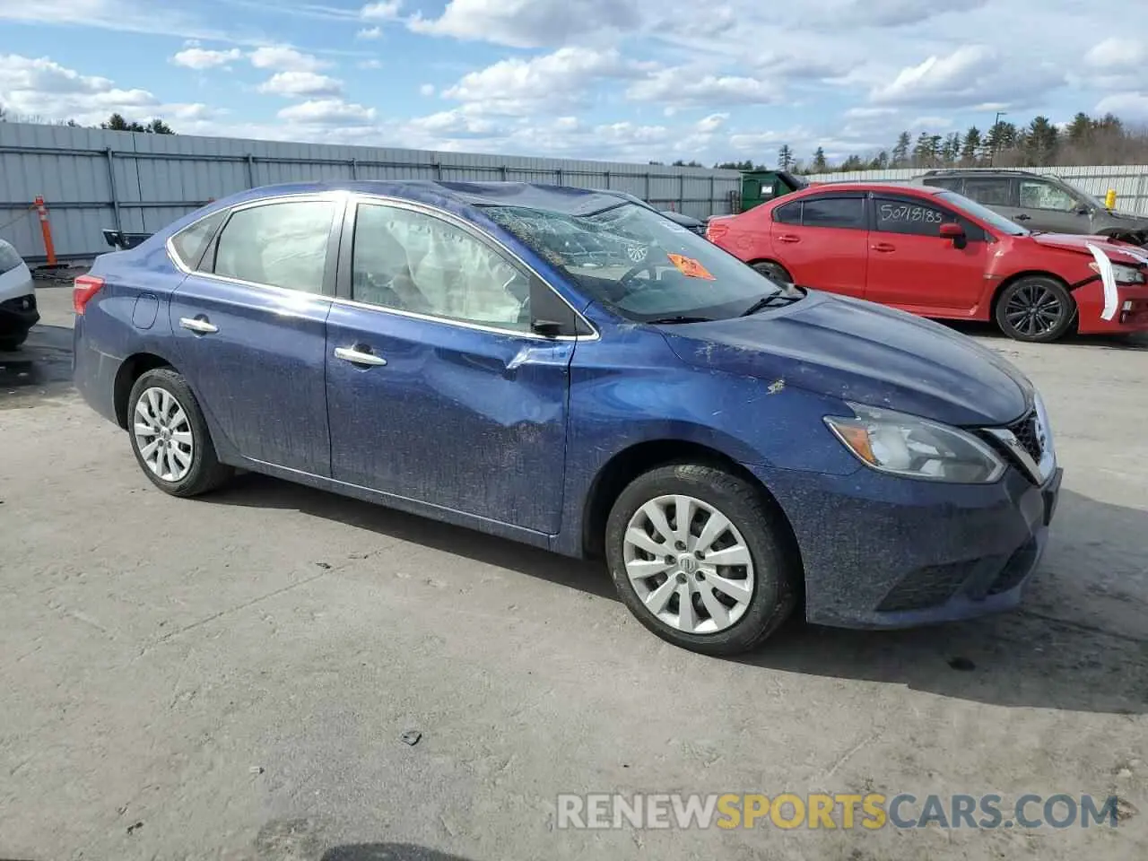 4 Photograph of a damaged car 3N1AB7AP8KY297369 NISSAN SENTRA 2019