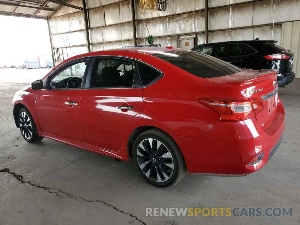 2 Photograph of a damaged car 3N1AB7AP8KY301680 NISSAN SENTRA 2019