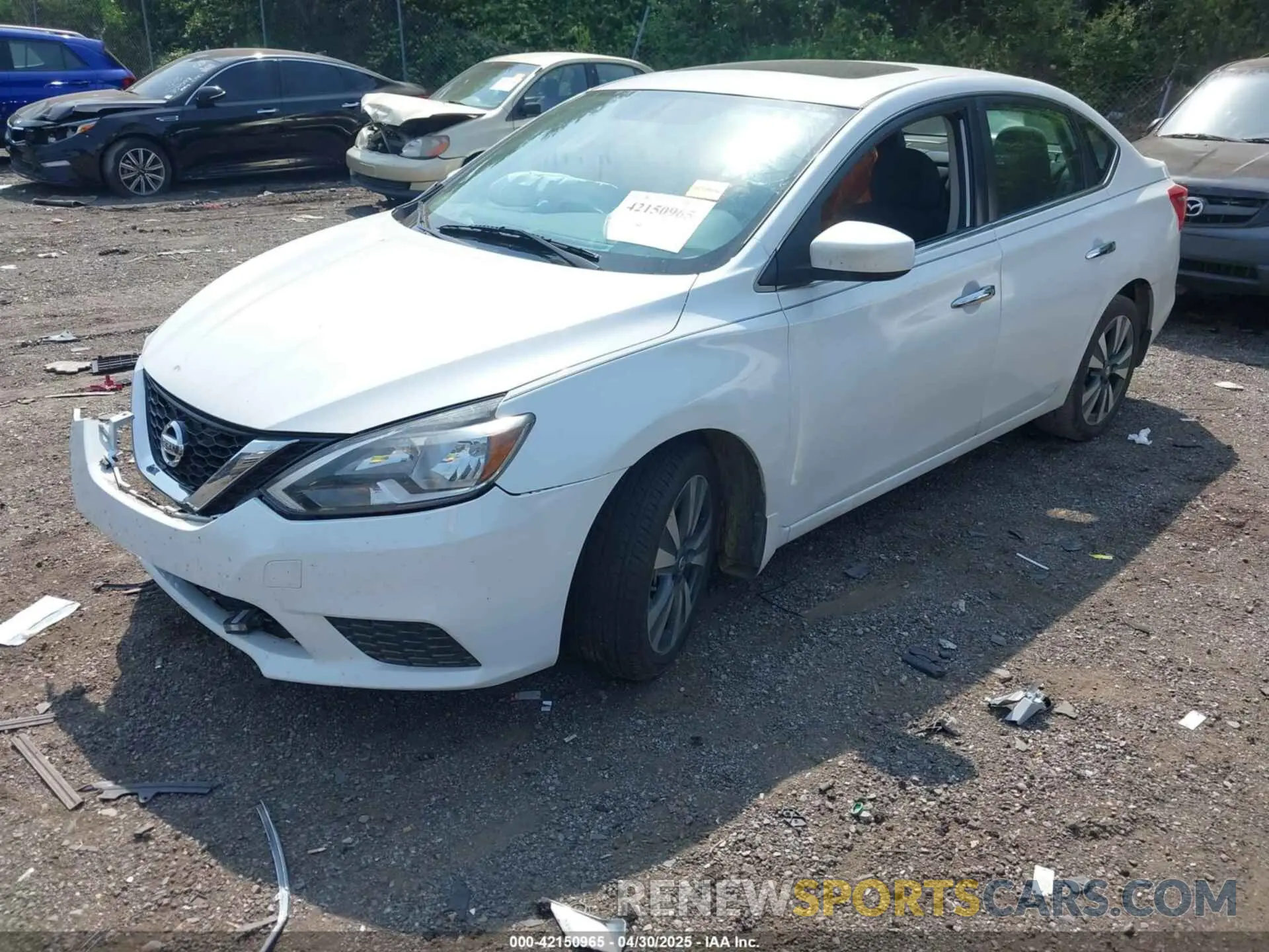 2 Photograph of a damaged car 3N1AB7AP8KY302151 NISSAN SENTRA 2019
