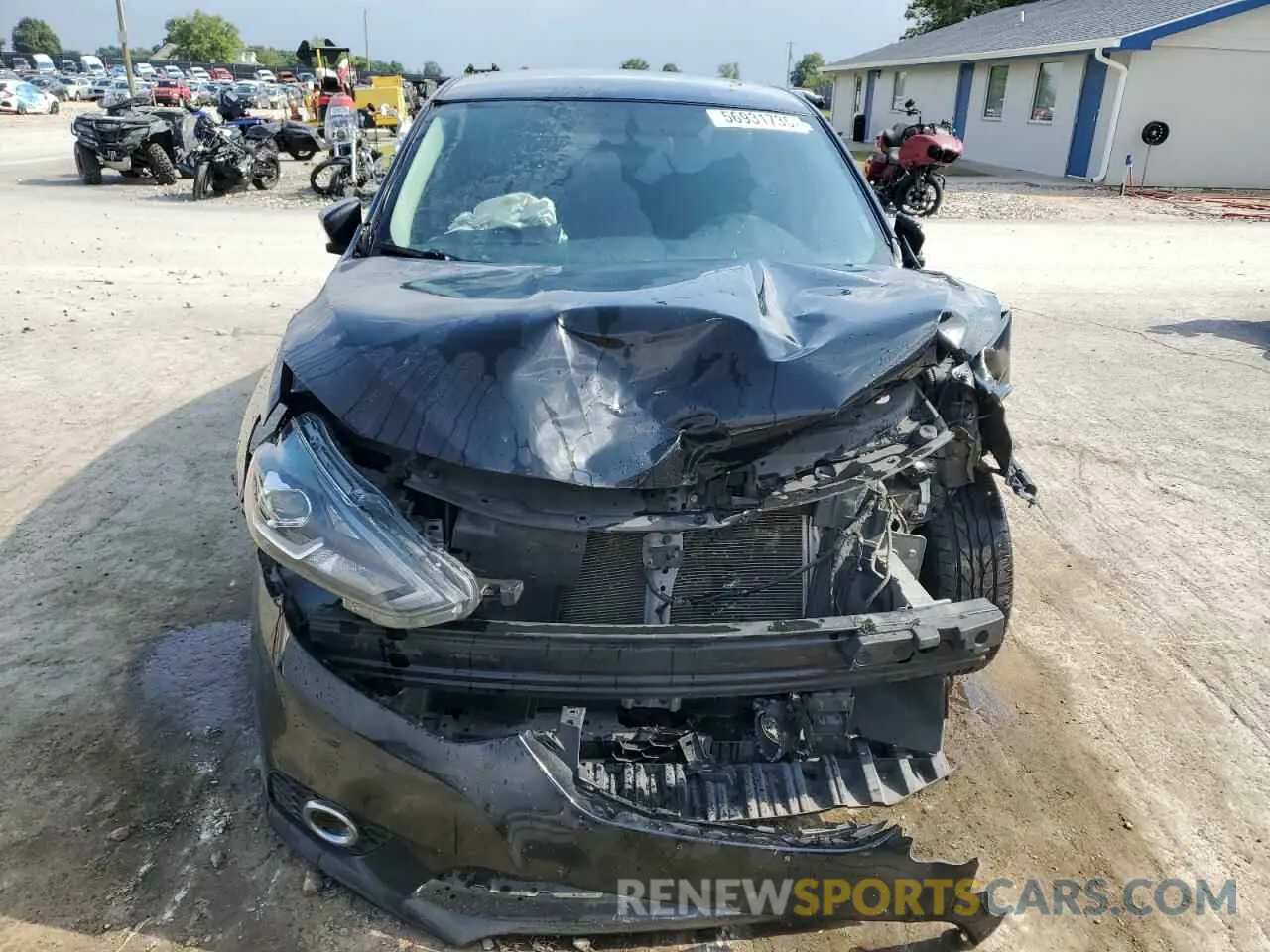 5 Photograph of a damaged car 3N1AB7AP8KY302893 NISSAN SENTRA 2019