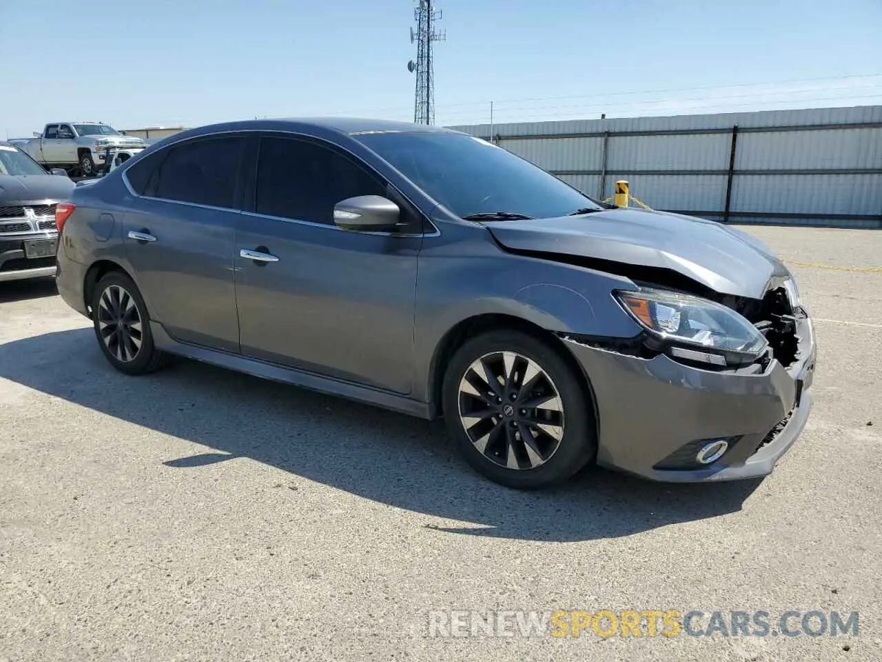 4 Photograph of a damaged car 3N1AB7AP8KY303977 NISSAN SENTRA 2019