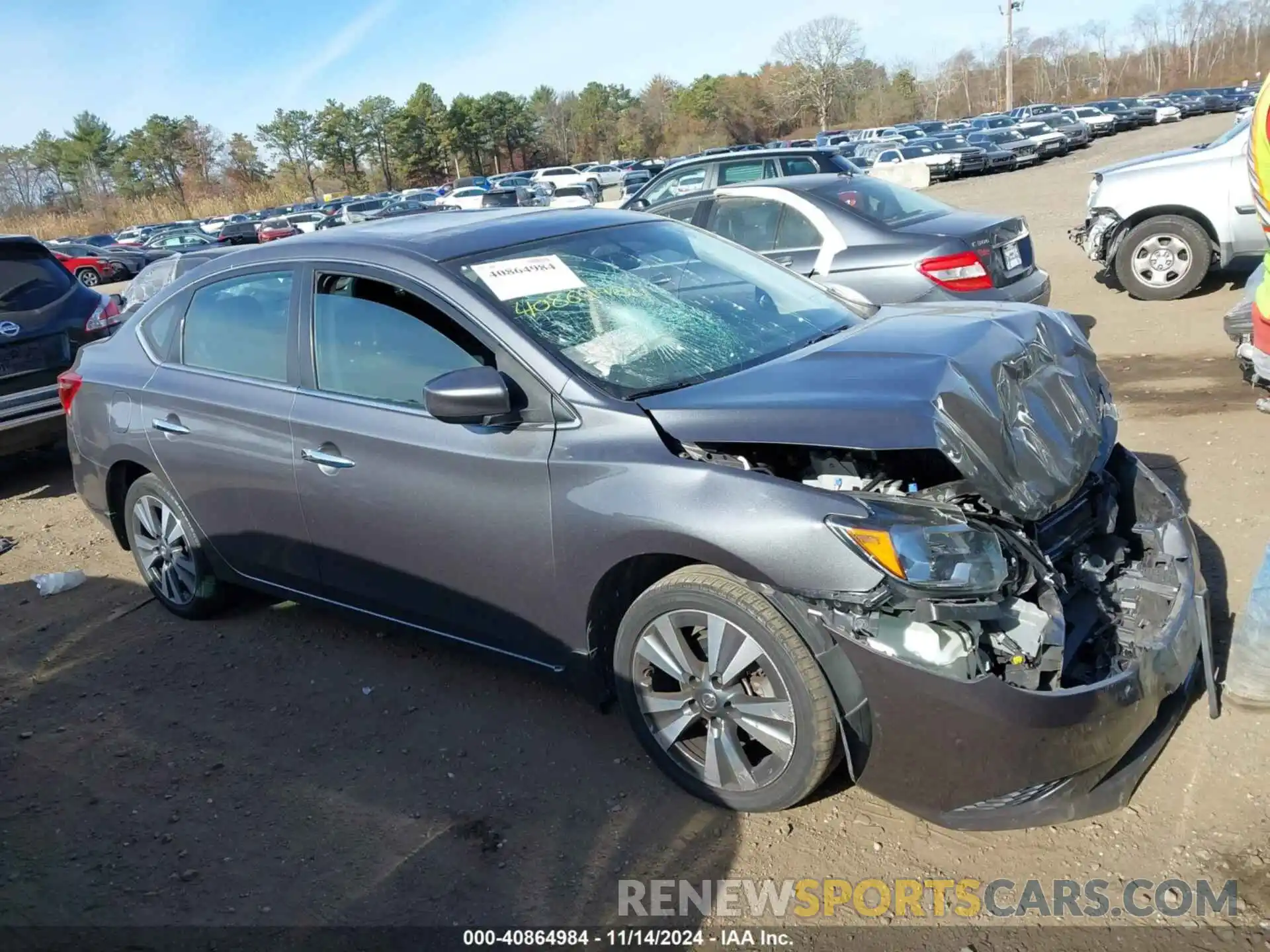 13 Photograph of a damaged car 3N1AB7AP8KY305910 NISSAN SENTRA 2019