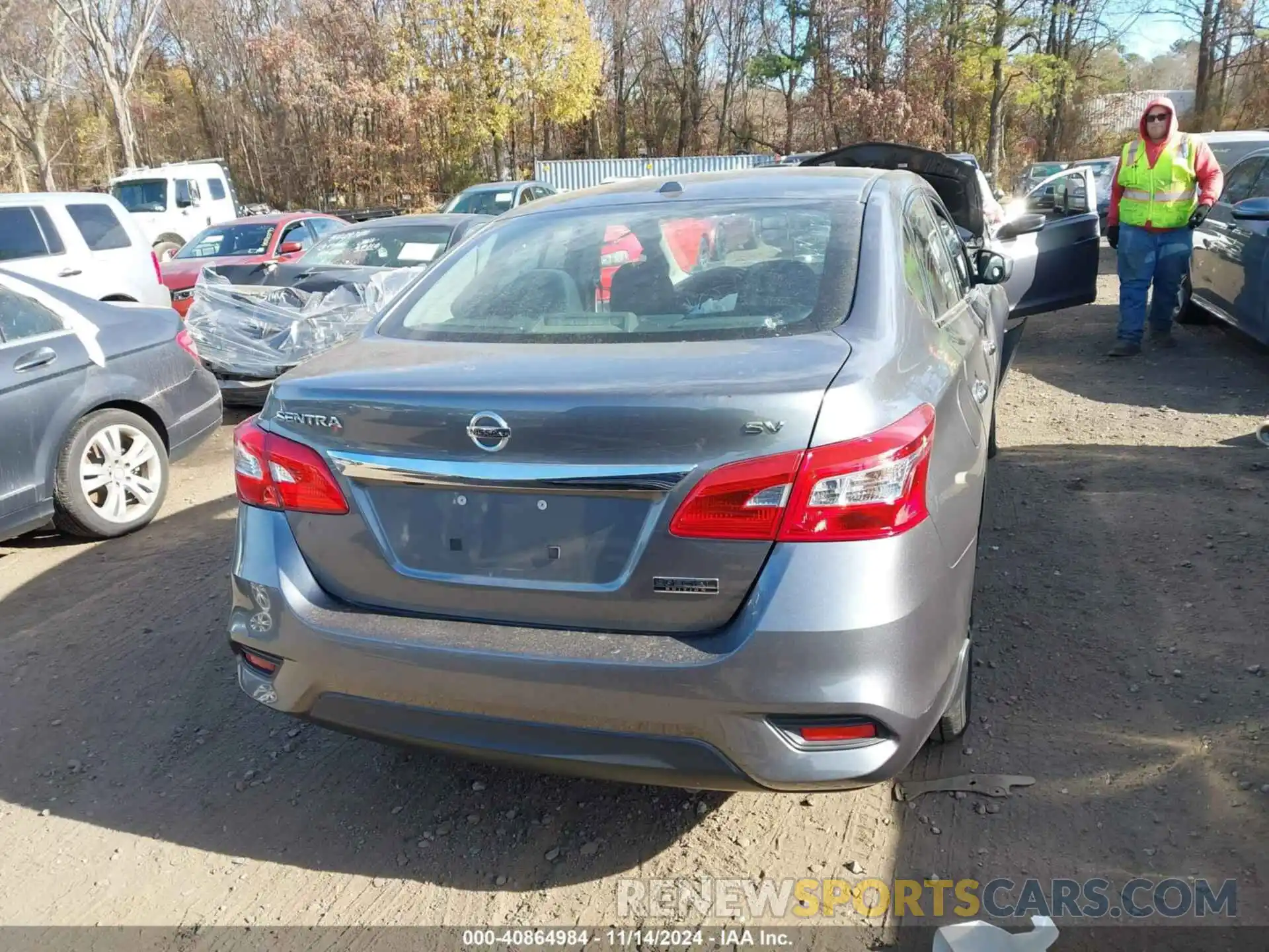 16 Photograph of a damaged car 3N1AB7AP8KY305910 NISSAN SENTRA 2019