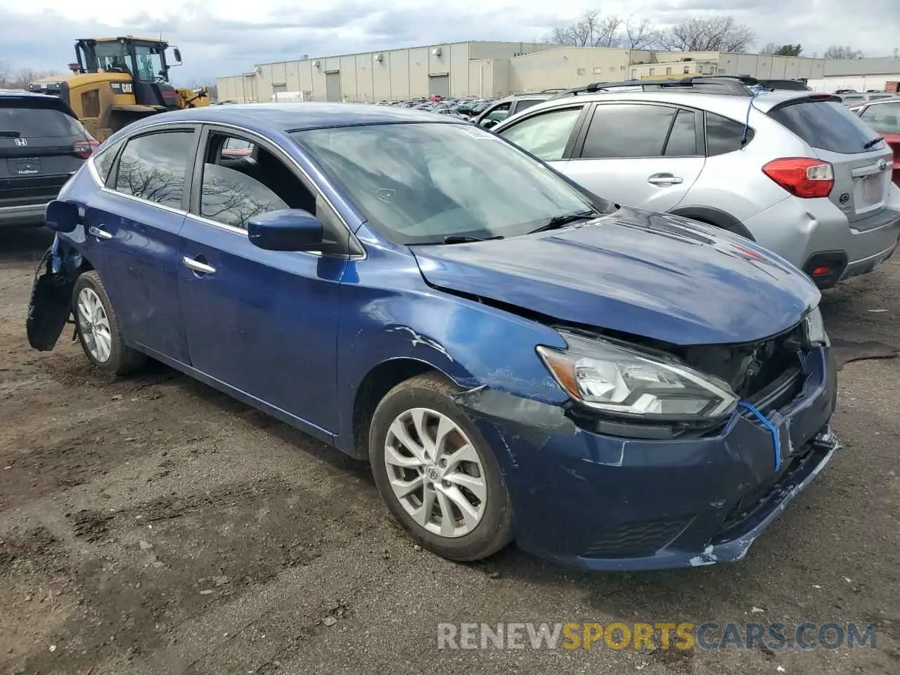 4 Photograph of a damaged car 3N1AB7AP8KY306362 NISSAN SENTRA 2019