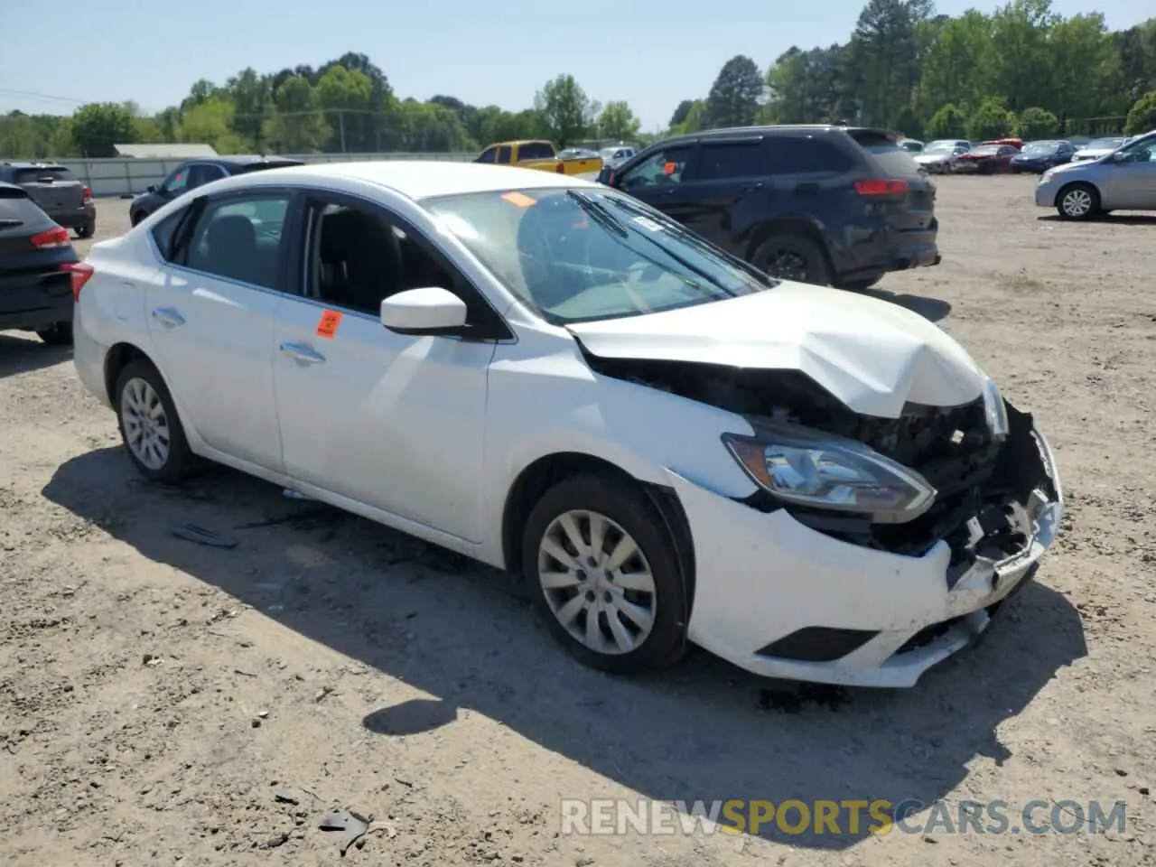 4 Photograph of a damaged car 3N1AB7AP8KY307625 NISSAN SENTRA 2019