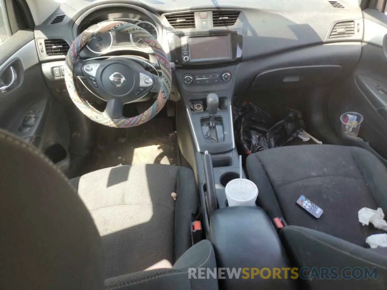 8 Photograph of a damaged car 3N1AB7AP8KY307625 NISSAN SENTRA 2019