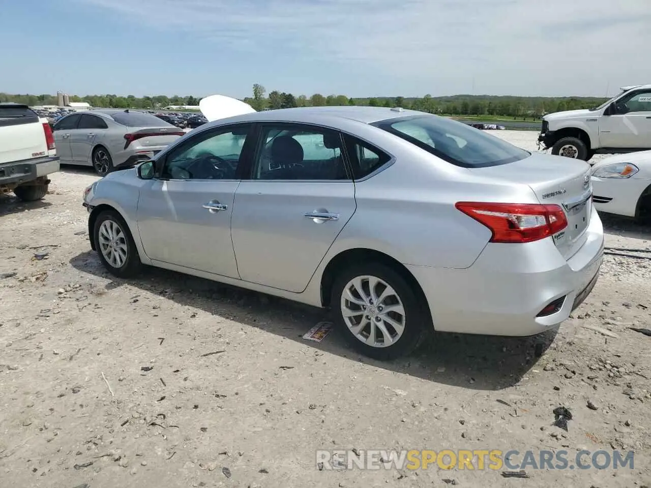 2 Photograph of a damaged car 3N1AB7AP8KY309049 NISSAN SENTRA 2019