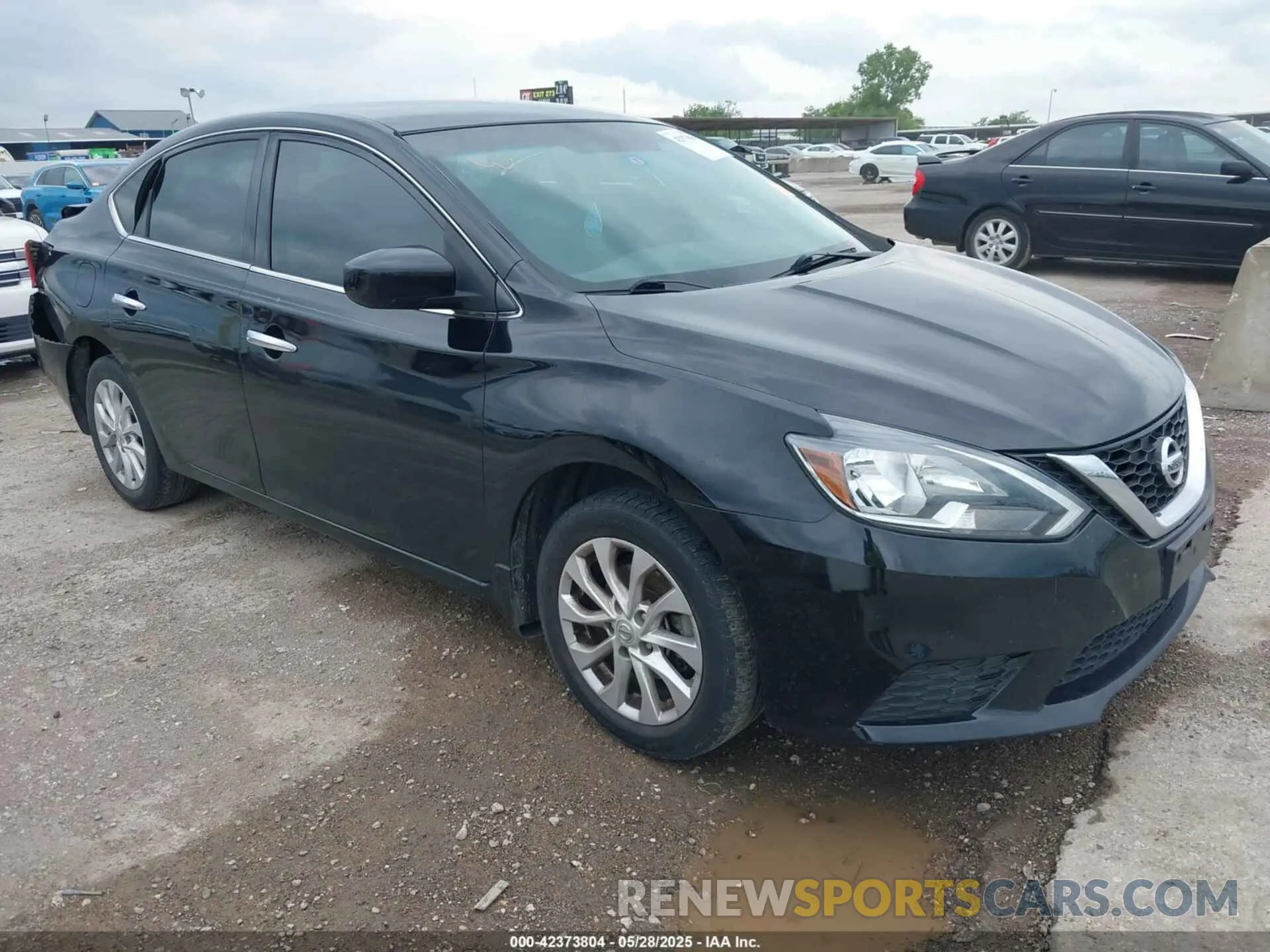 1 Photograph of a damaged car 3N1AB7AP8KY314977 NISSAN SENTRA 2019