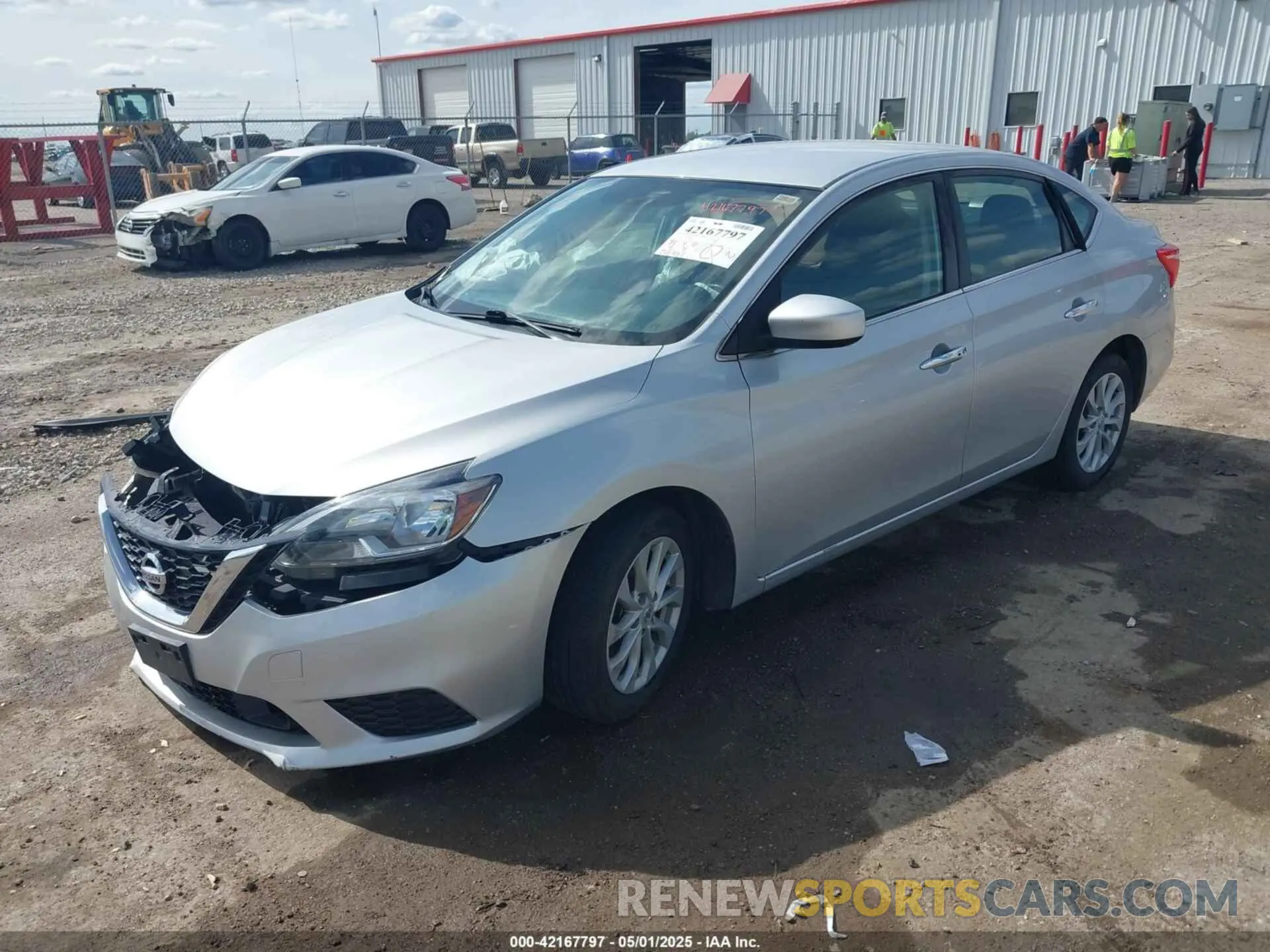 2 Photograph of a damaged car 3N1AB7AP8KY316664 NISSAN SENTRA 2019