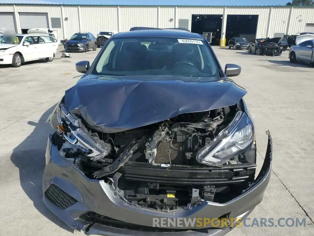 5 Photograph of a damaged car 3N1AB7AP8KY323212 NISSAN SENTRA 2019