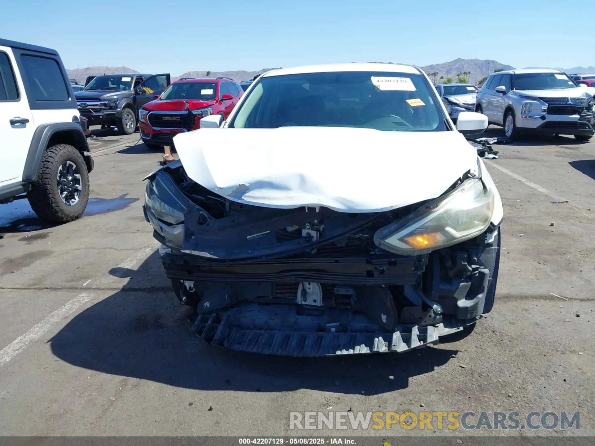 6 Photograph of a damaged car 3N1AB7AP8KY323629 NISSAN SENTRA 2019