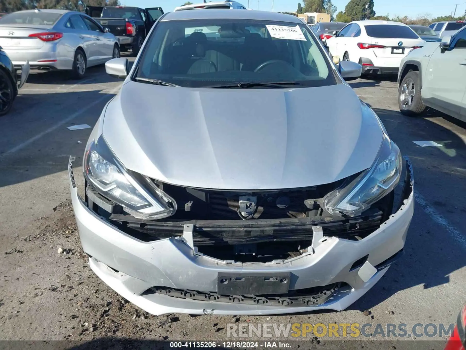 12 Photograph of a damaged car 3N1AB7AP8KY326093 NISSAN SENTRA 2019
