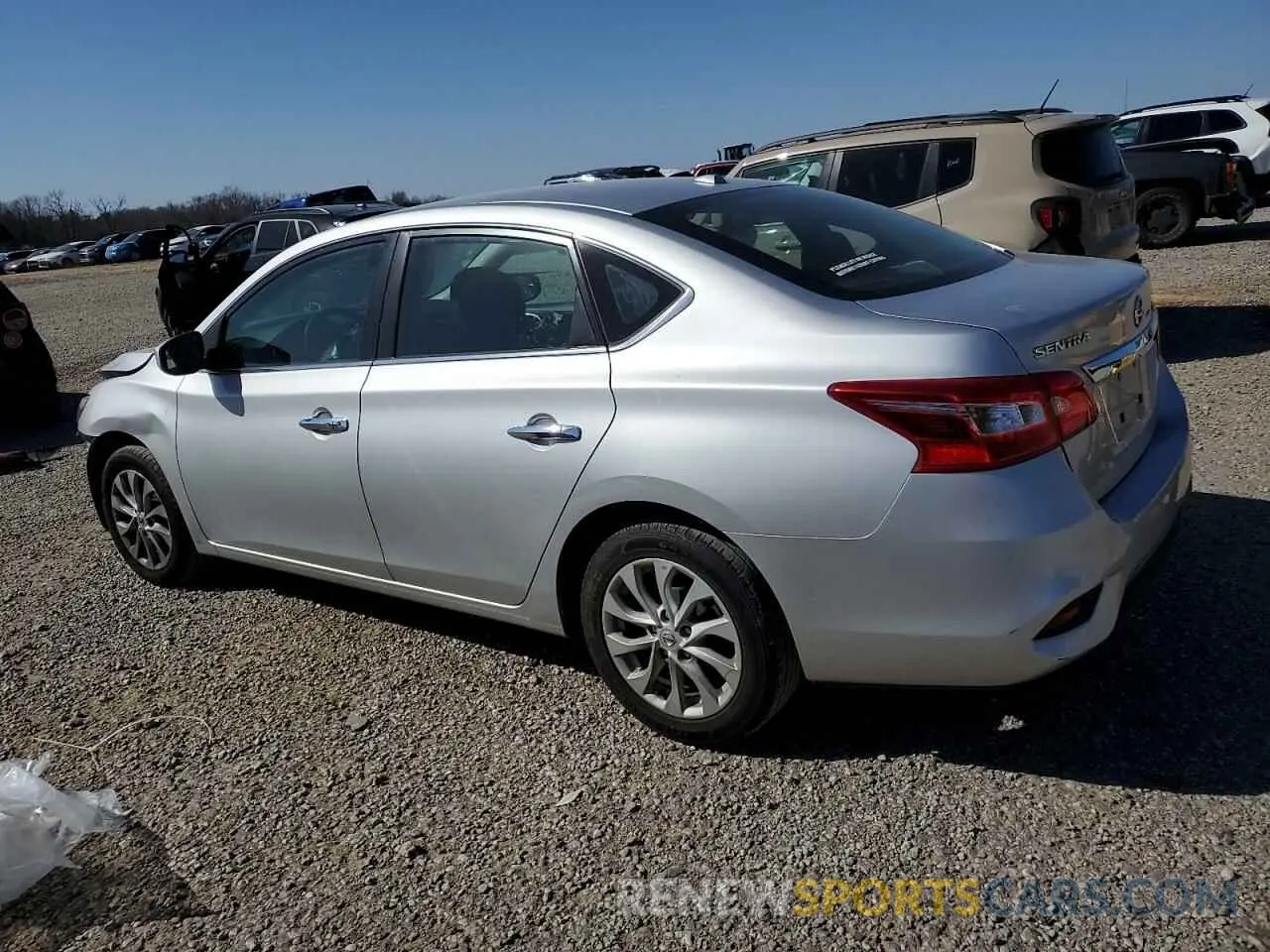 2 Photograph of a damaged car 3N1AB7AP8KY326935 NISSAN SENTRA 2019