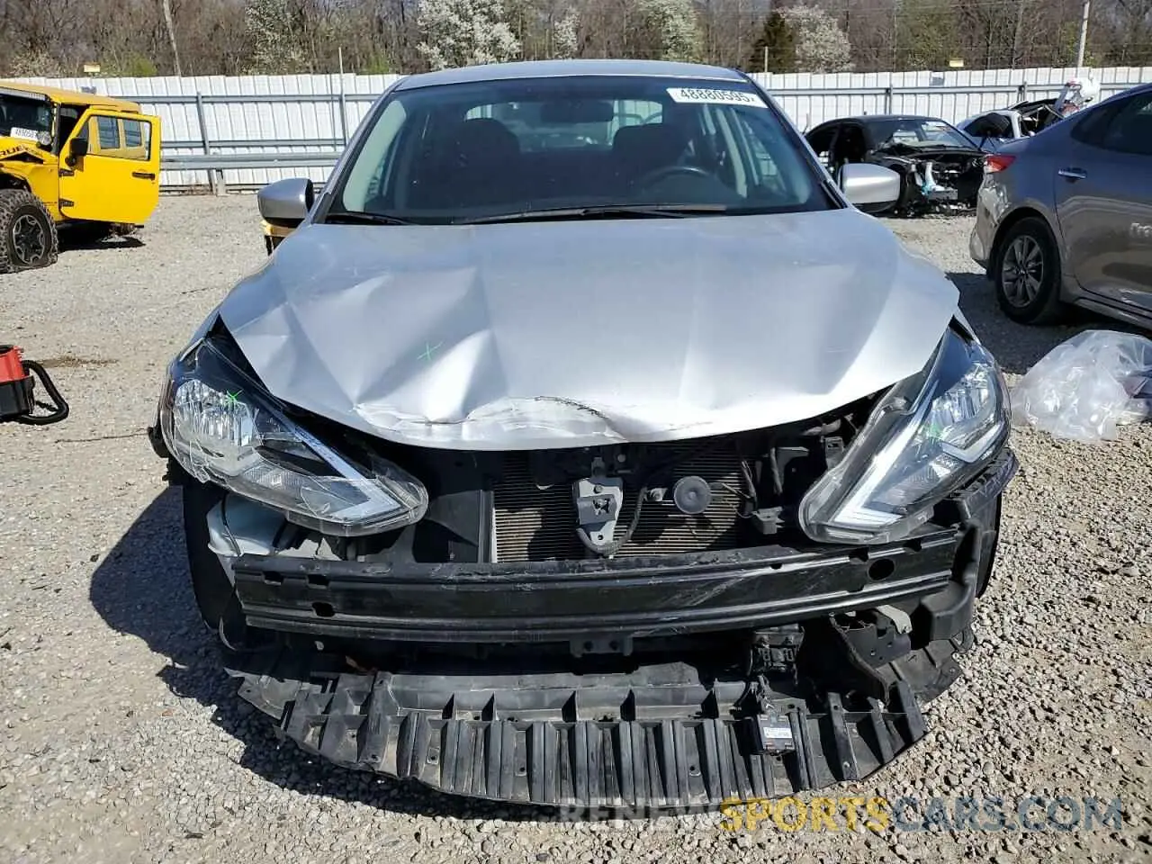 5 Photograph of a damaged car 3N1AB7AP8KY326935 NISSAN SENTRA 2019