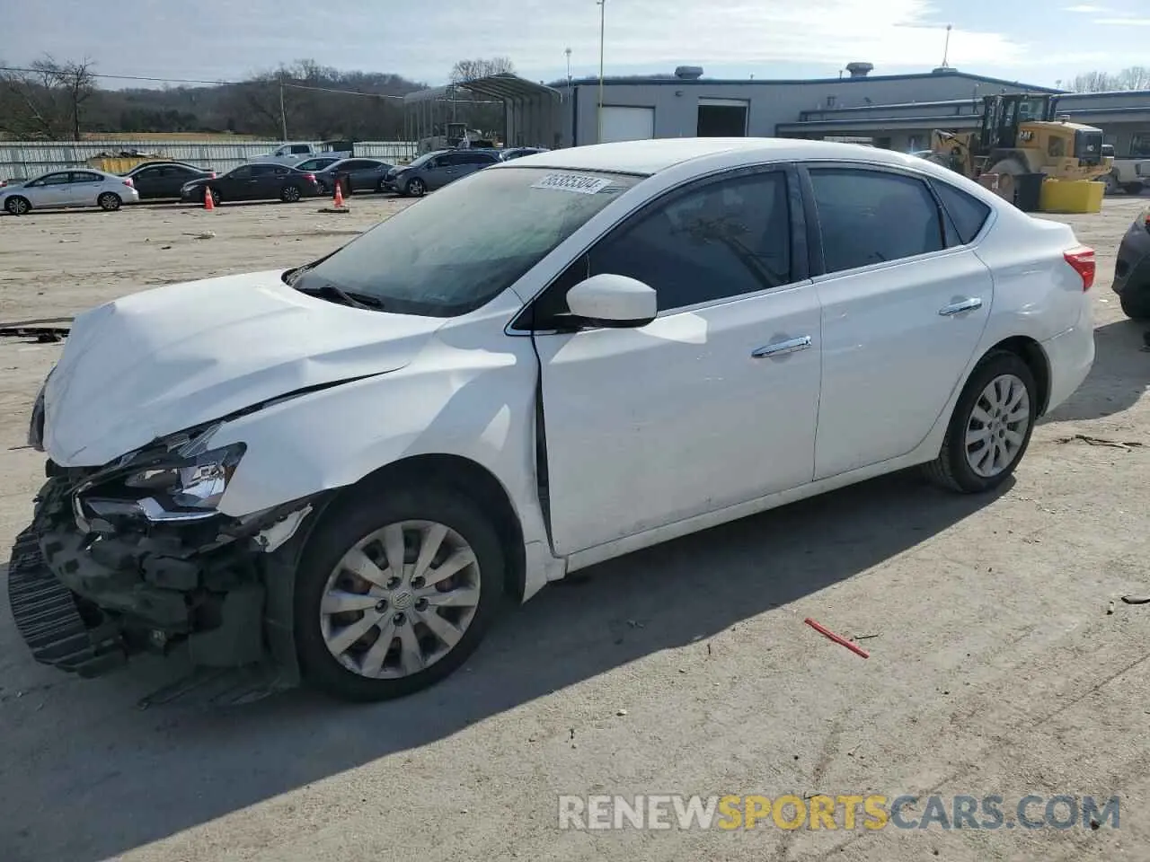 1 Photograph of a damaged car 3N1AB7AP8KY327356 NISSAN SENTRA 2019