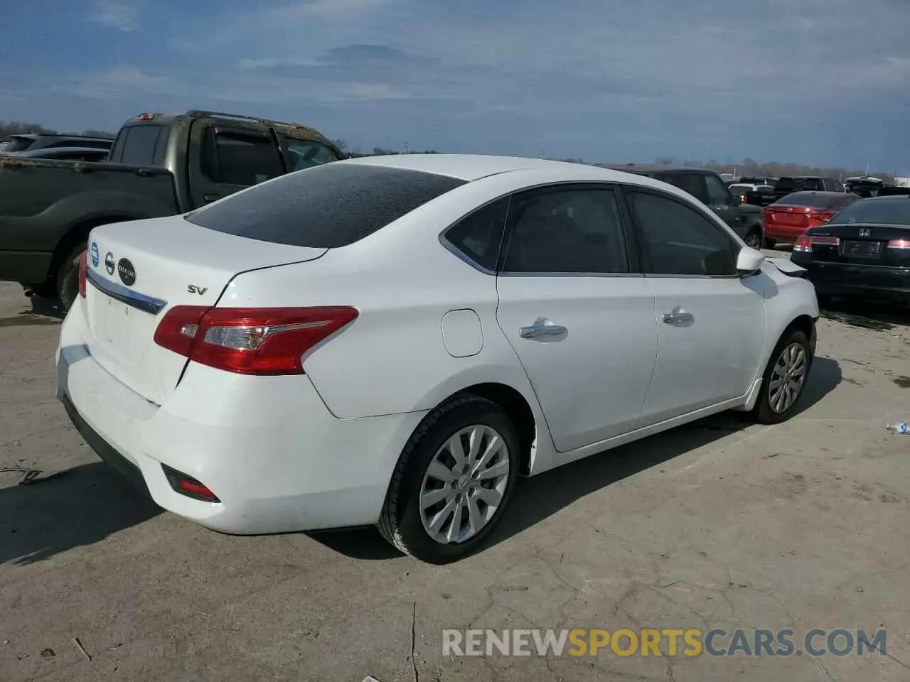 3 Photograph of a damaged car 3N1AB7AP8KY327356 NISSAN SENTRA 2019